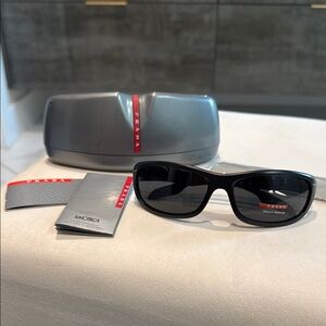 Prada Black Men's Swim Sunglasses